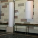Gotham Hall Curve Units Hanging on Wall