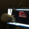 radio broadcasting studio