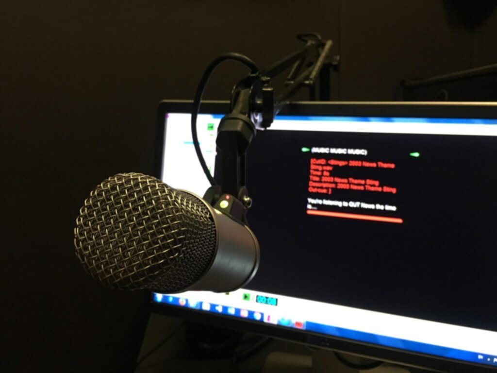 radio broadcasting studio