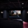 low ceiling basement home theater
