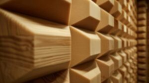 acoustic panels for reducing room reverberation